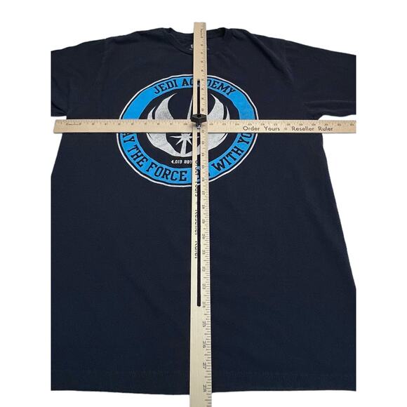 Star Wars Jedi Academy Logo T-Shirt Large Navy Blue - May The Force Be With You - Picture 7 of 7
